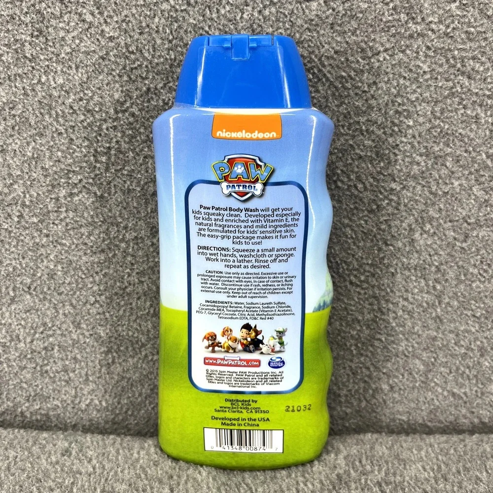 PAW‎ PATROL Bath Body Wash & 2 in 1 Shampoo Conditioner Set Pup Pup Berry Lot